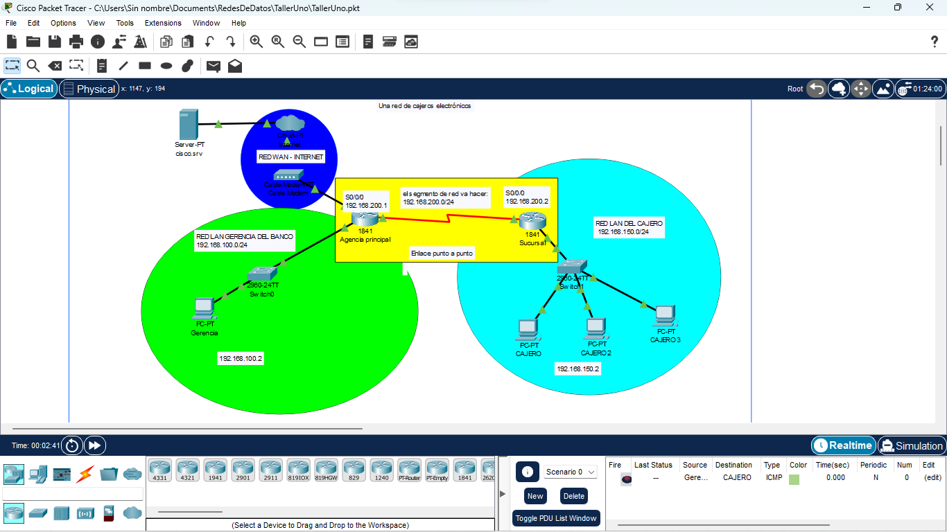 Infraestructura de red bancaria - miniatura